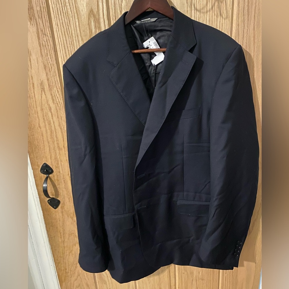 CANALI L 13290/37 Dark Navy CLASSIC WOOL SUIT JACKET BLAZER sz 42us/52 Italian.